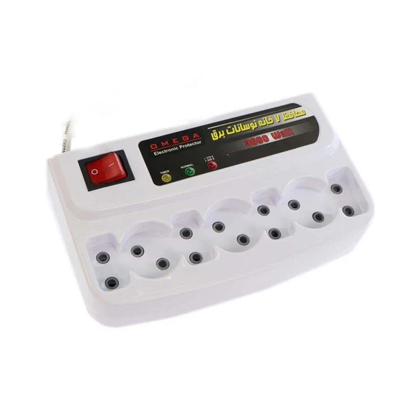 محافظ ولتاژ امگا مدل 7 خانه 3 متری