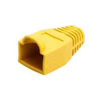 بوت کاور سوکت RJ45 شبکه زرد رنگ