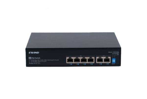 سوئیچ شبکه 4 پورت POE برند EWIND مدل EW-S1106CF-AP